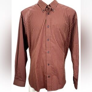 Eddie Bauer wrinkle resistant 100% cotton long sleeve, button-down shirt XL tall